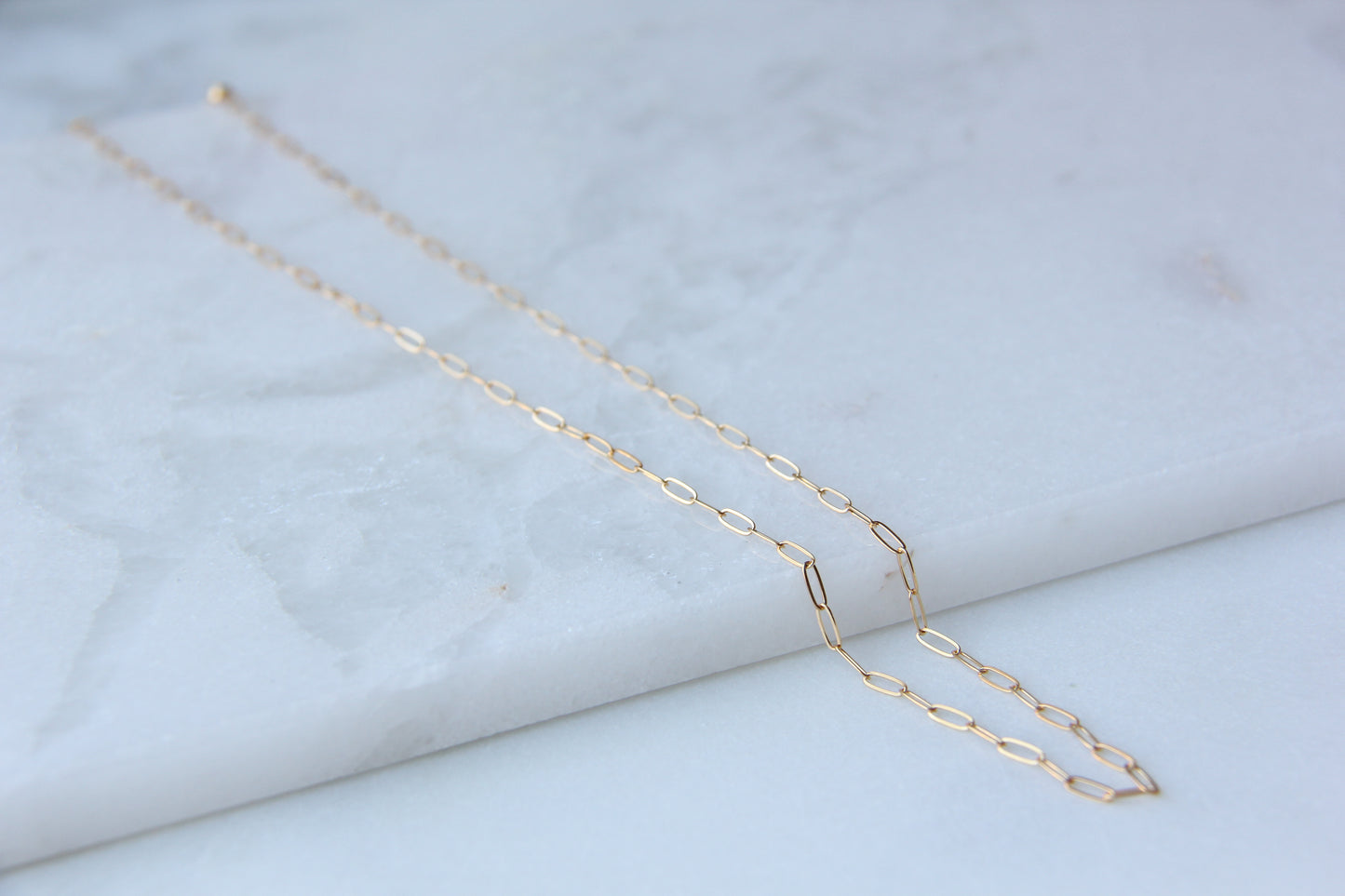 Paperclip Chain Link Necklace