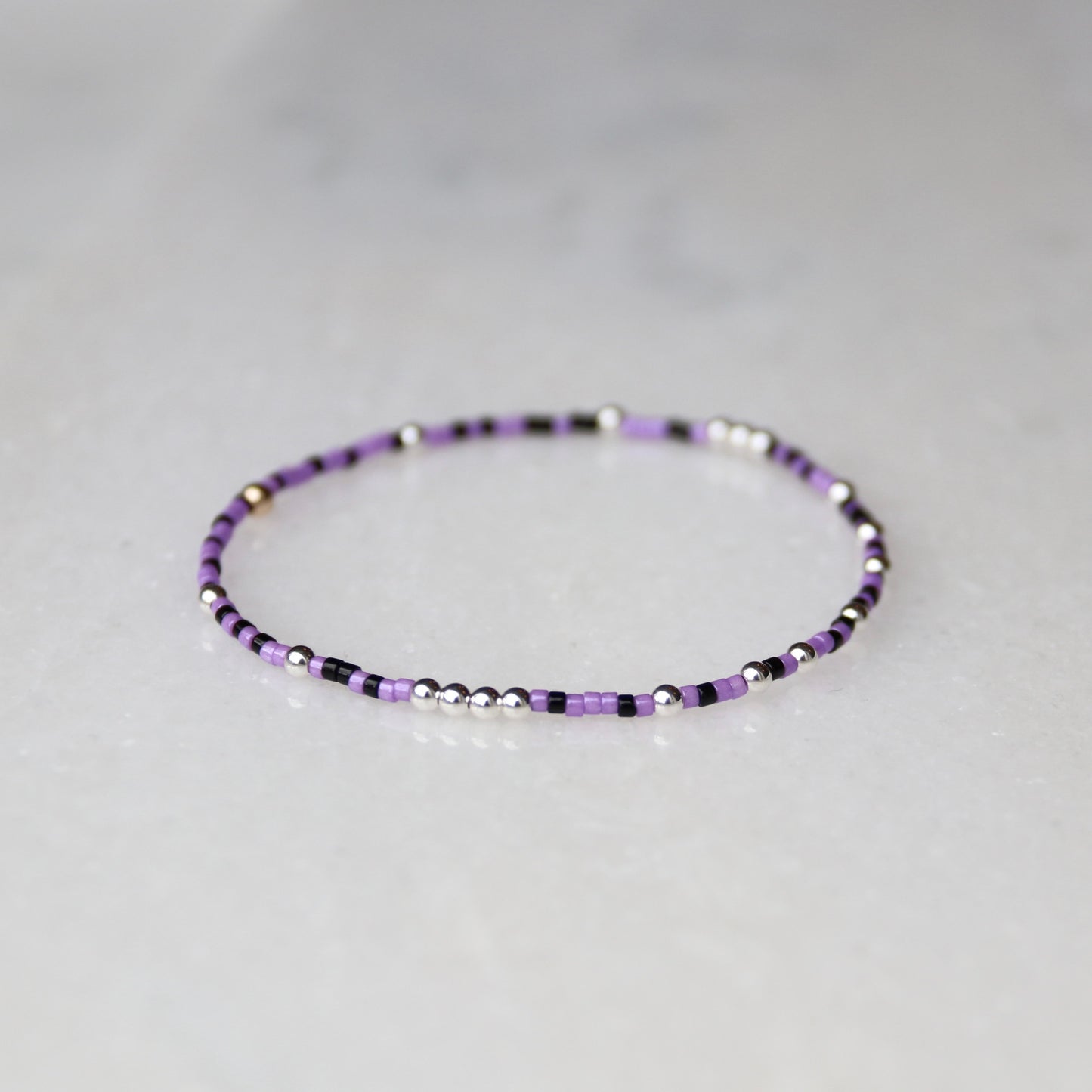 Purple, Black & Silver