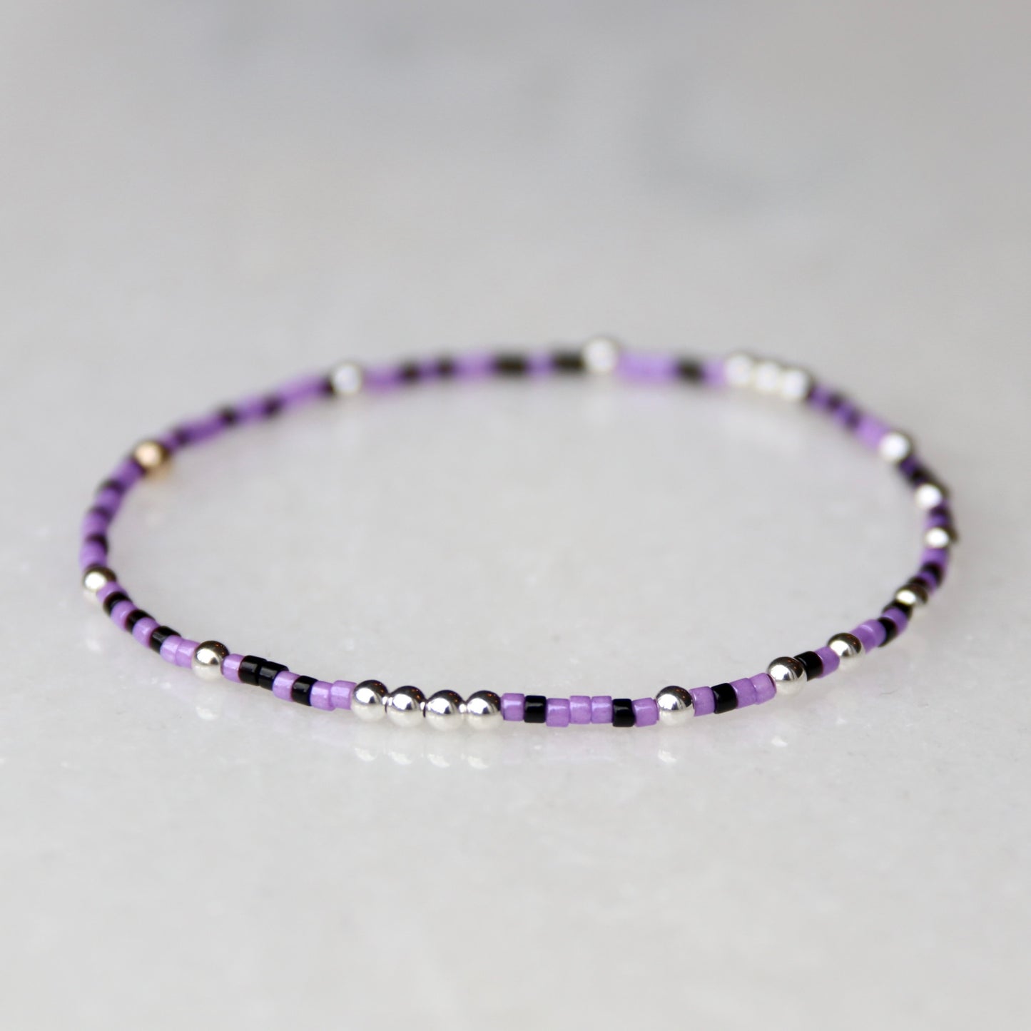 Purple, Black & Silver