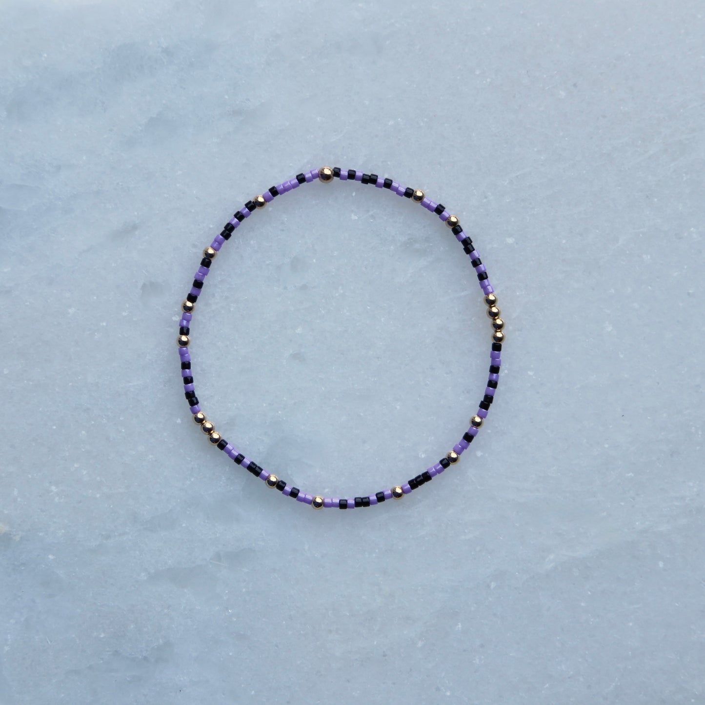 Purple, Black & Gold