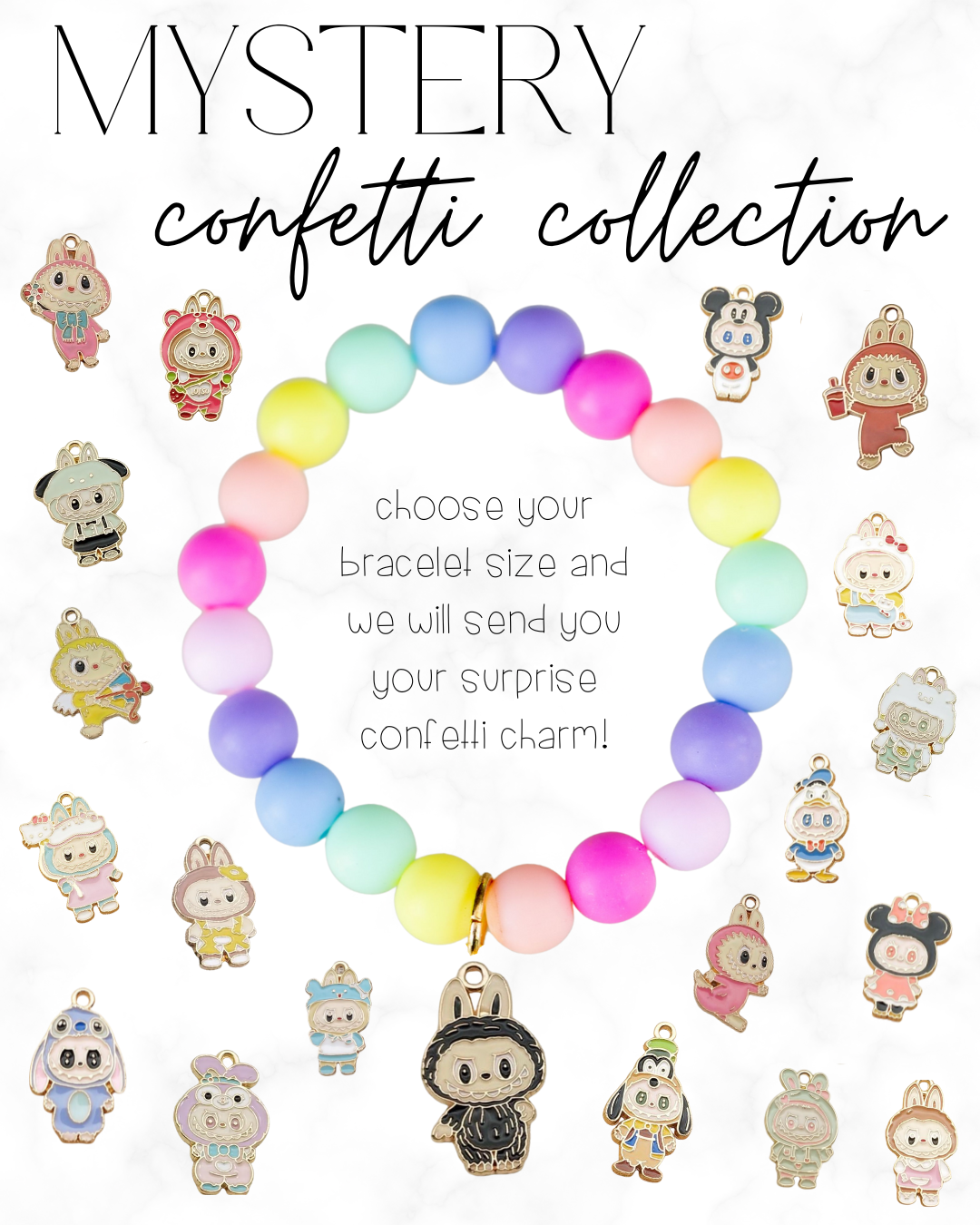 Mystery Confetti Charm Bracelet