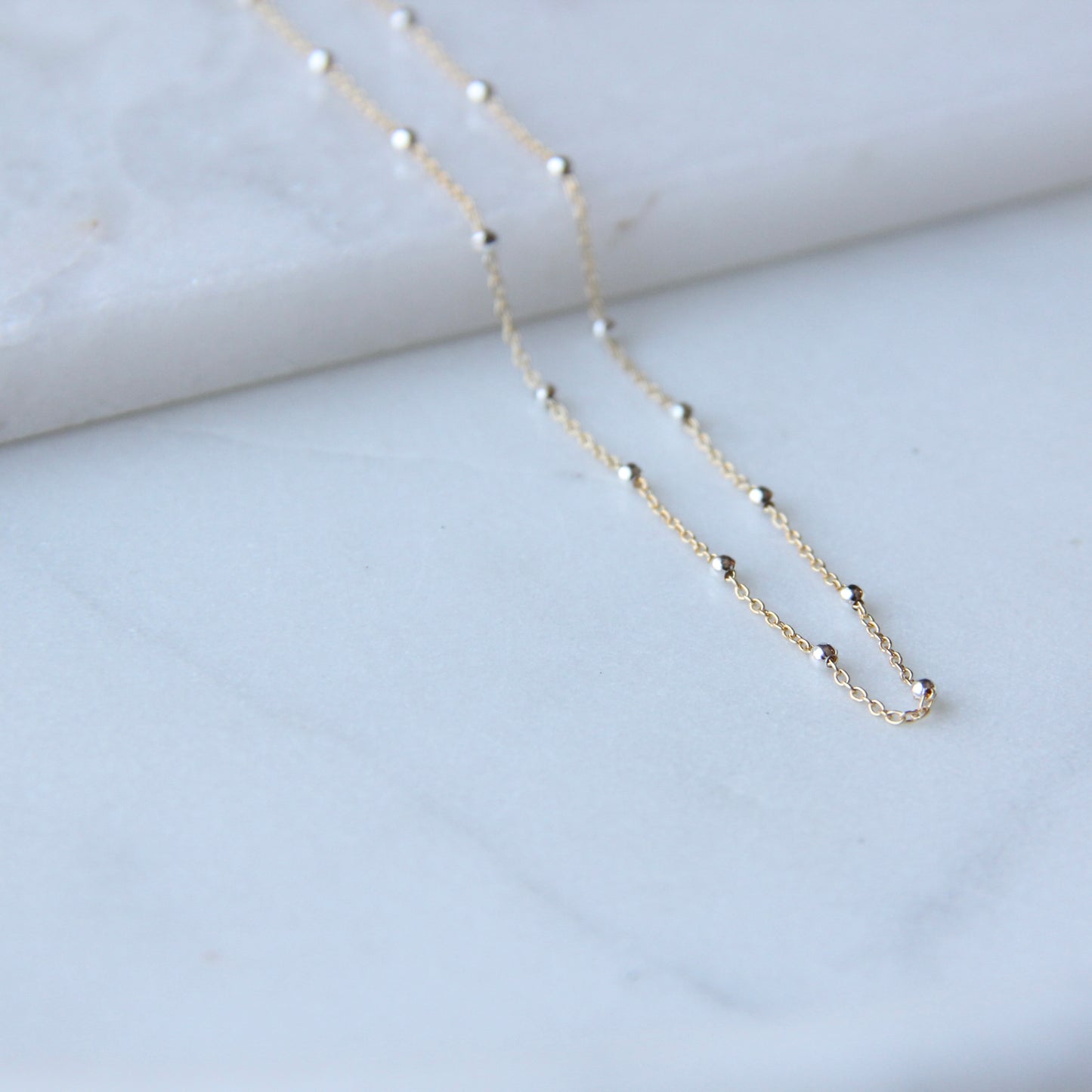 Satelite Two Toned Necklace