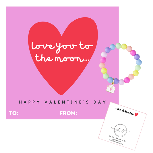 'I Love You to the Moon and Back' Valentine