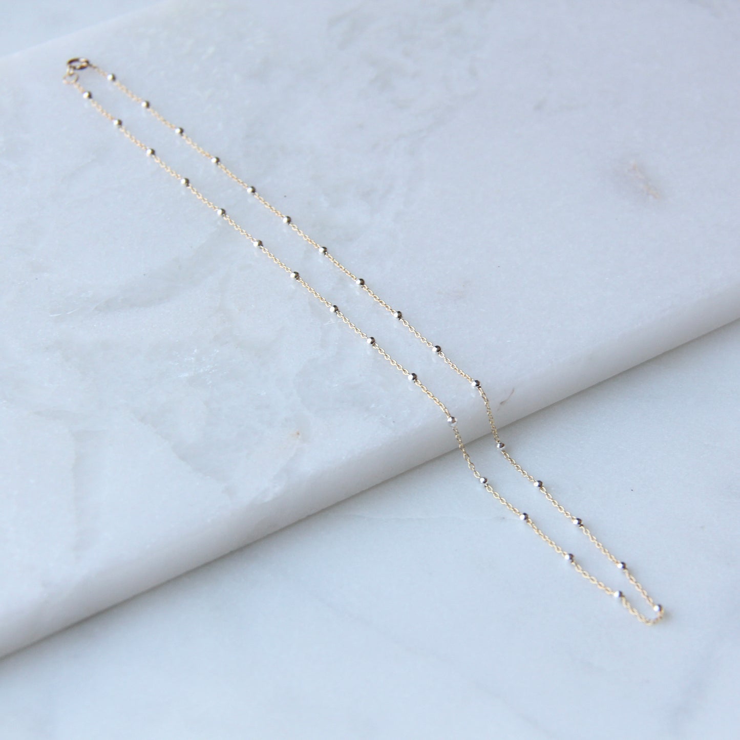 Satelite Two Toned Necklace