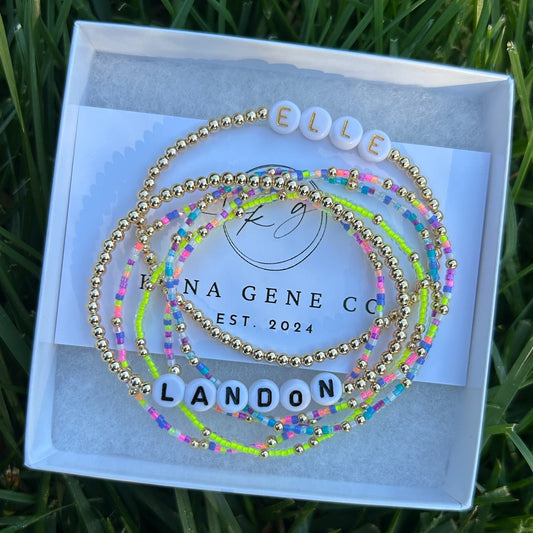 Custom Letter Bracelet