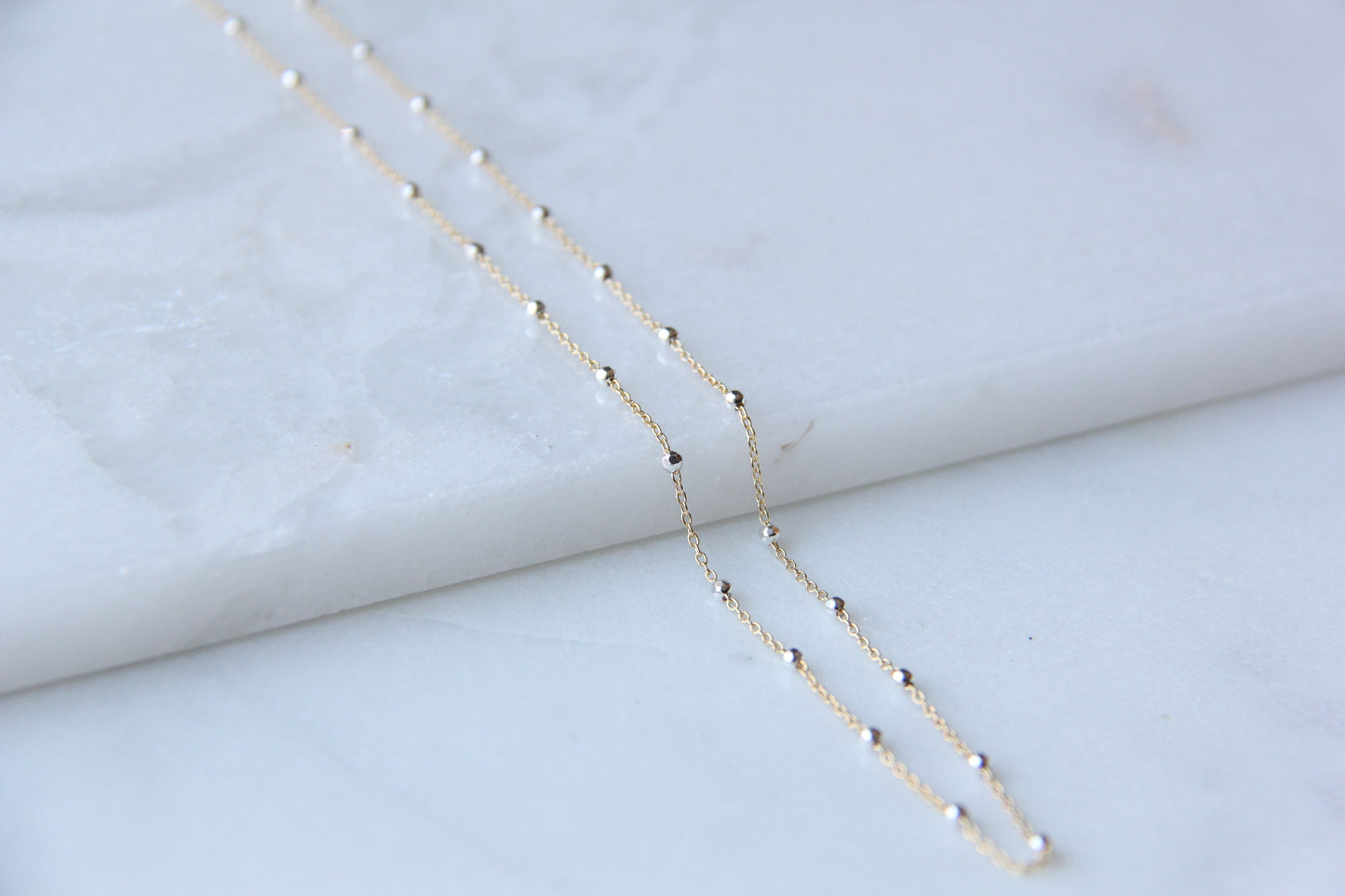 Satelite Two Toned Necklace