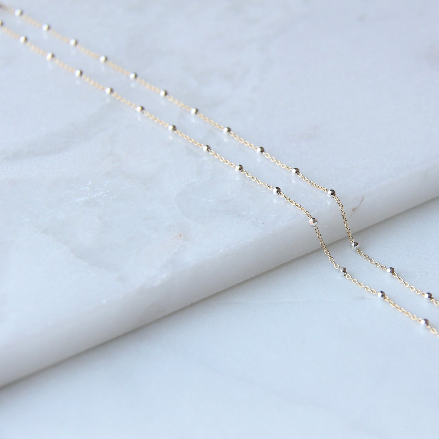 Satelite Two Toned Necklace