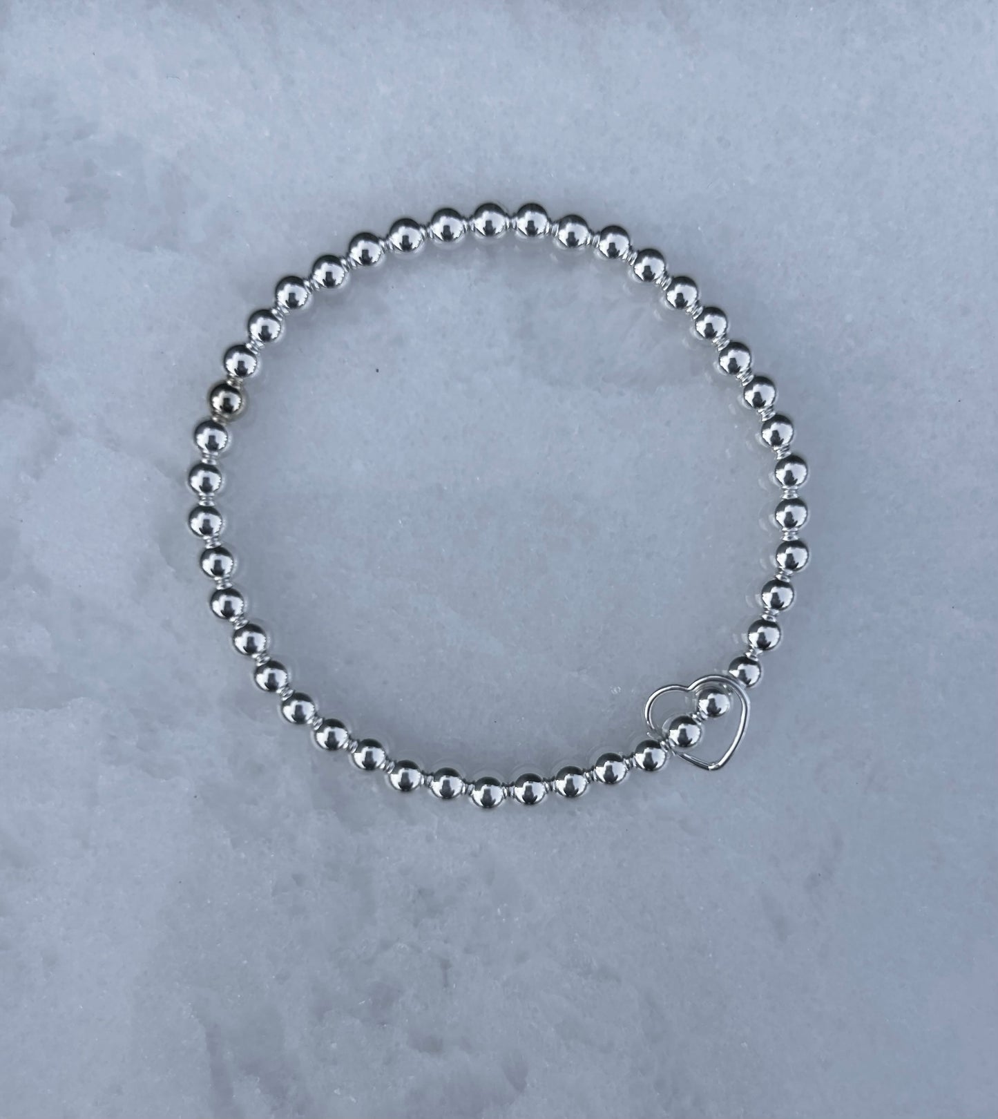 Sterling Silver Floating Heart